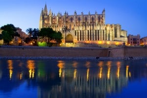 Cathedral of Majorca in Palma de Mallorca Balearic islands